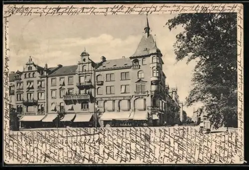 AK Aschaffenburg, Rüth & Schneider in der Friedrichstrasse