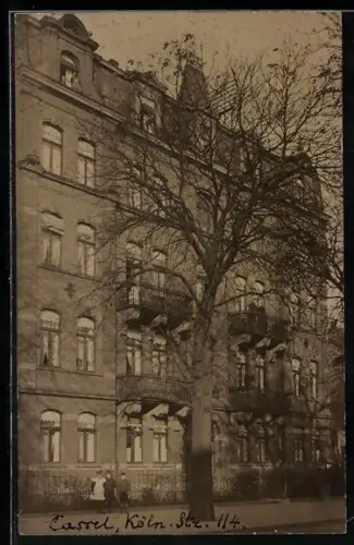 Foto-AK Kassel, Partie in der Kölnischen Strasse 114