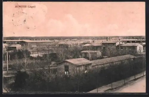 AK Munster, Lager, Lagergelände mit Gebäuden und Baracken