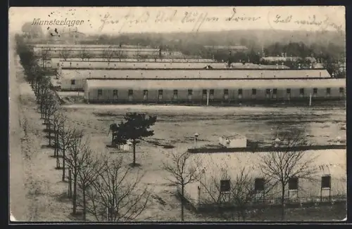 AK Munsterlager, Blick über die Lagerbaracken