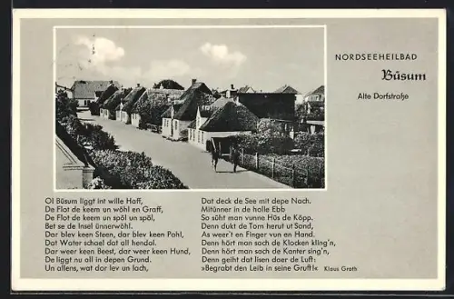 AK Büsum, Alte Dorfstrasse