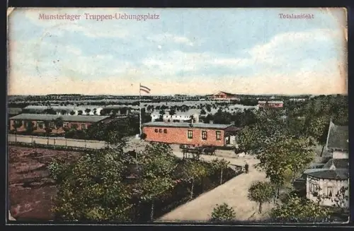 AK Munsterlager, Truppen-Übungsplatz, Totalansicht