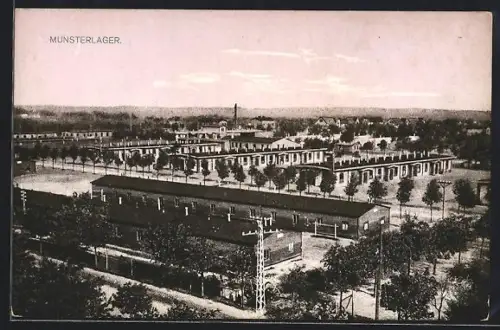 AK Munsterlager, Lagergebäude, Kasernen, Militäranlagen
