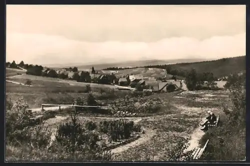 AK Waffenrod /Thür. Wald, Dorfansicht