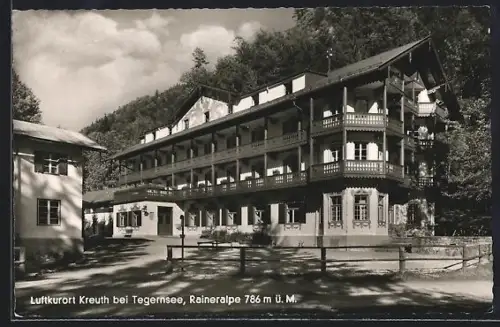 AK Kreuth bei Tegernsee, Raineralpe, Kurhaus