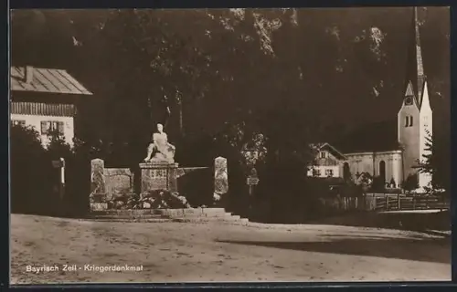 AK Bayrisch Zell, Kriegerdenkmal
