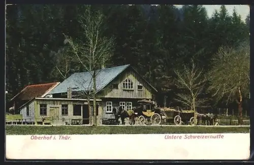 AK Oberhof i. Thür., Untere Schweizerhütte