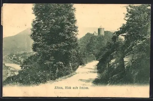 AK Altena, Blick aufs Schloz