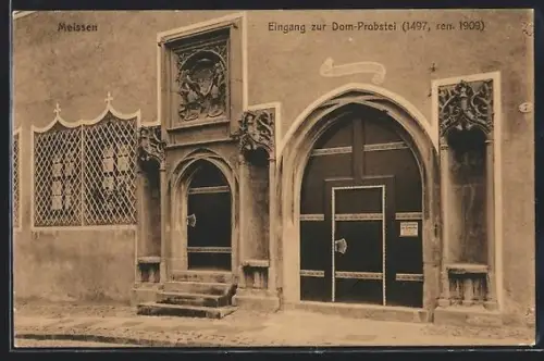 AK Meissen, Eingang zur Dom-Probstei
