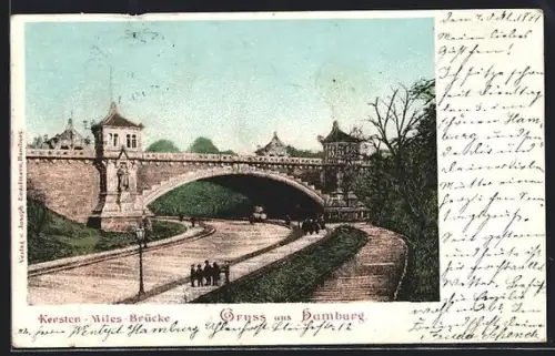 AK Hamburg-St.Pauli, Kersten-Miles-Brücke