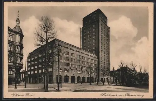 AK Köln-Neustadt, Hochhaus am Hansaring