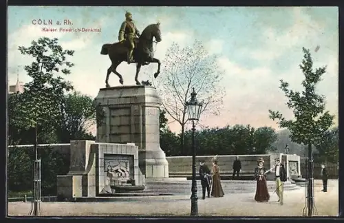 AK Cöln a. Rh., Kaiser Friedrich-Denkmal