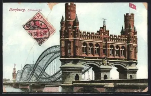 AK Hamburg-Rothenburgsort, Elbbrücke