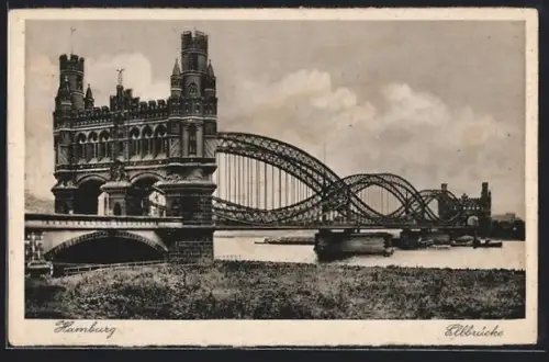 AK Hamburg-Rothenburgsort, Elbbrücke