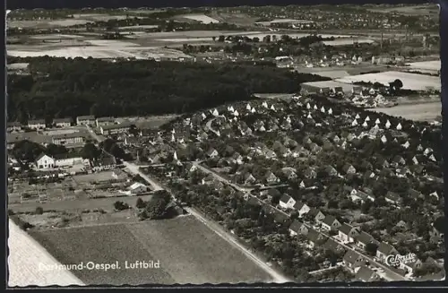 AK Dortmund-Oespel, Luftbild
