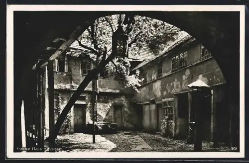 AK Weimar, Krakow Haus, Innenhof
