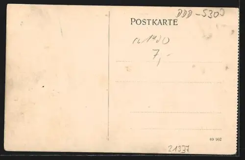 AK Weimar, Blick vom Museum