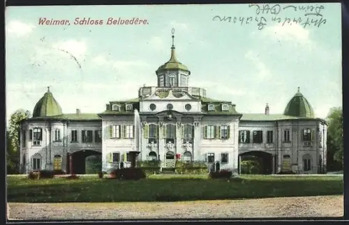 AK Weimar, Schloss Belvedere