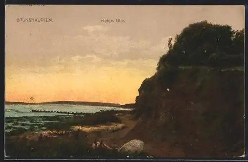 AK Brunshaupten, Hohes Ufer