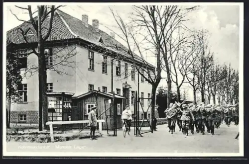 AK Munster Lager, Kommandantur mit Soldaten