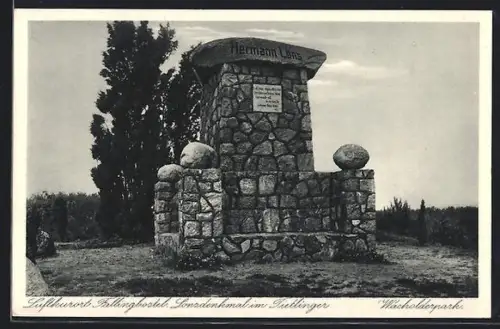 AK Tietlingen, Lönsdenkmal im Tietlinger Wacholderpark