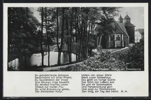 AK Visselhövede, Kirche mit Visselquelle