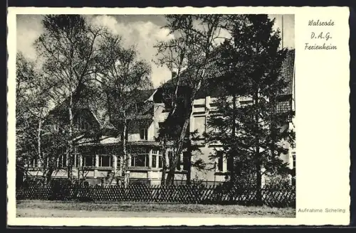 AK Walsrode, Teilansicht vom DAG Ferienheim