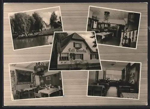 AK Lehde / Spreewald, Café Venedig