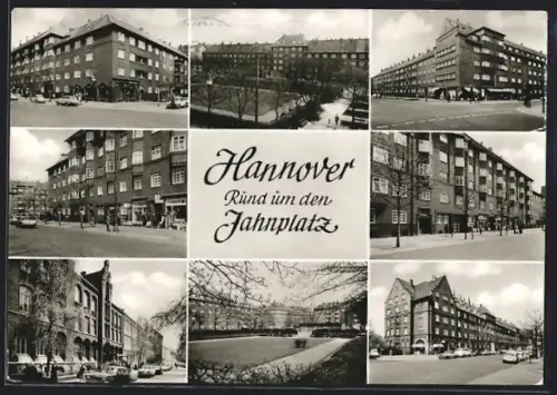 AK Hannover, Jahnplatz, Strassenpartien