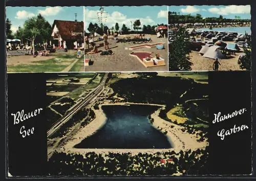 AK Hannover-Garbsen, Cafe, Zeltplatz, Blauer See