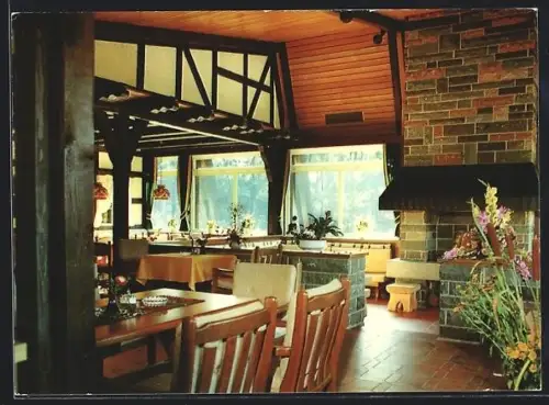 AK Walsrode am Vogelpark, Restaurant Luisenhöhe, Innenansicht
