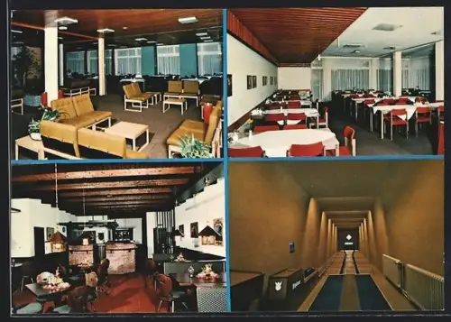 AK Walsrode, Deutsche Postgewerkschaft Schulungs- und Erholungsheim Haus Walsrode, Sunderstrasse 120, Innenansichten