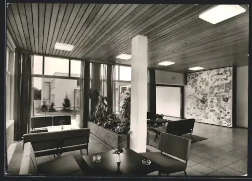 AK Walsrode /Han., Schulungs- und Erholungsheime der Deutschen Postgewerkschaft GmbH, Innenansicht