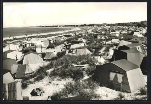 AK Prerow, Blick über den Zeltplatz