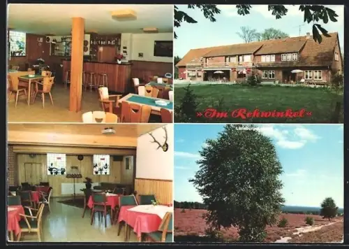 AK Soltau, Gasthaus Im Rehwinkel, Innenansichten