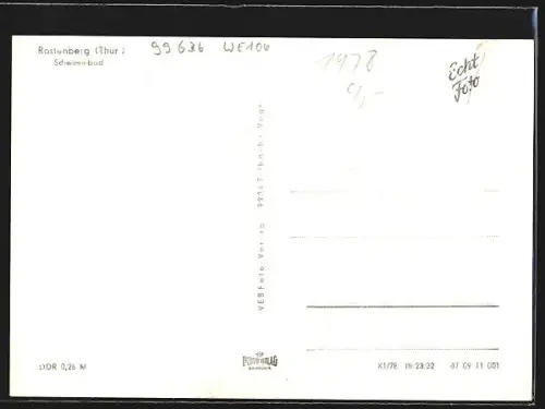 AK Rastenberg /Thür., Schwimmbad