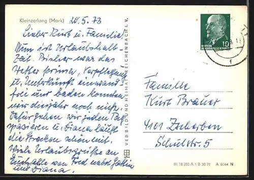 AK Kleinzerlang /Mark, Ortspartie