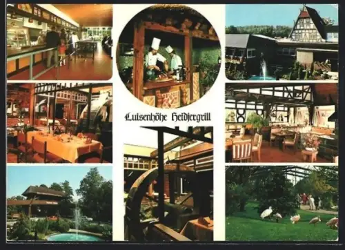 AK Walsrode am Vogelpark, Restaurant Luisenhöhe Heidjergrill, Innenansichten