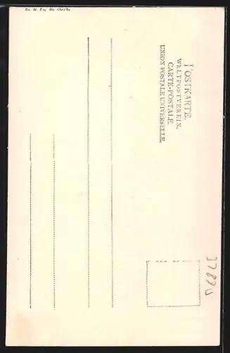 AK Alt-Frankfurt, Römer, Strassenbahn