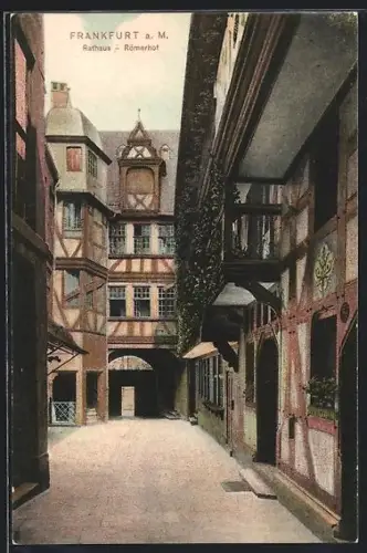 AK Alt-Frankfurt, Rathaus, Römerhof