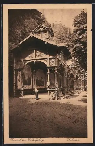 AK Berneck im Fichtelgebirge, Kolonnade