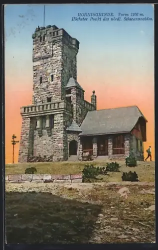 AK Hornisgrinde, Turm, höchster Punkt des nördlichen Schwarzwaldes