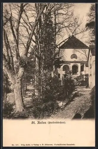 AK Garmisch-Partenkirchen, Kirche St. Anton