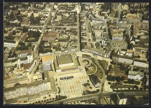 AK Gera, Luftaufnahme des Zentrums