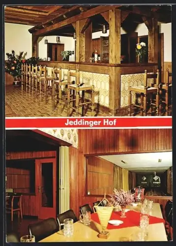 AK Jeddingen, Jeddinger Hof, Gastraum und Saal