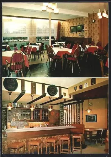 AK Wietzendorf-Reiningen, Gasthaus und Pensionhaus Zum Wietzetal, Gastraum, Theke, Inh. M. Renken-Brammer