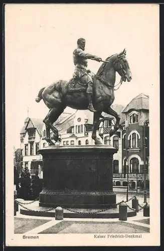 AK Bremen, Kaiser Friedrich-Denkmal