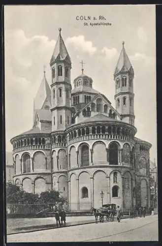 AK Köln a. Rh., St. Apostelkirche