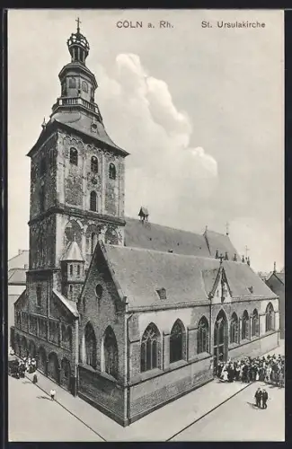 AK Cöln a. Rh., St. Ursulakirche