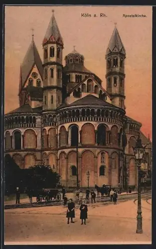AK Köln a. Rh., Apostelkirche